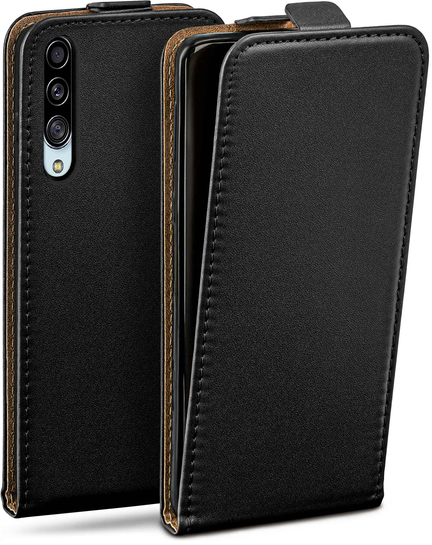 MOEX Flip Case, Flip Samsung, Cover, 5G, A90 Galaxy Deep-Black