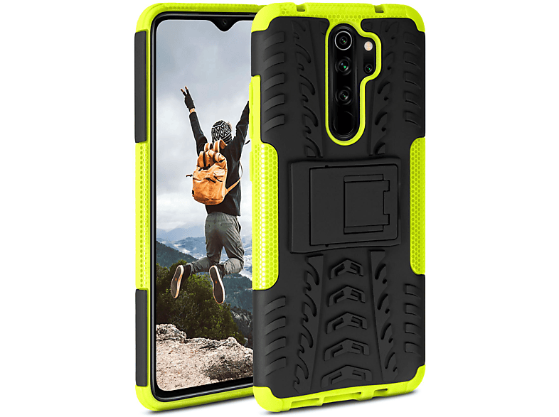 ONEFLOW Tank Case, Backcover, Xiaomi, Redmi Note 8 Pro, Lime
