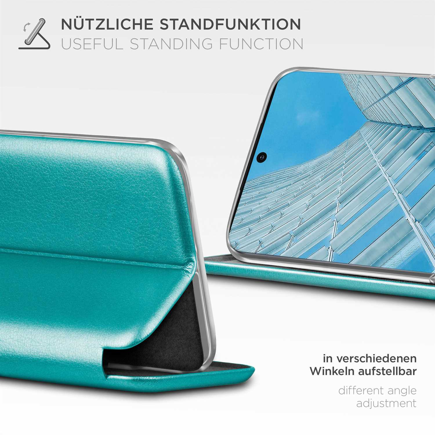 ONEFLOW Business Case, Flip Cover, Samsung, 10, Blue Worldwide - Galaxy Note