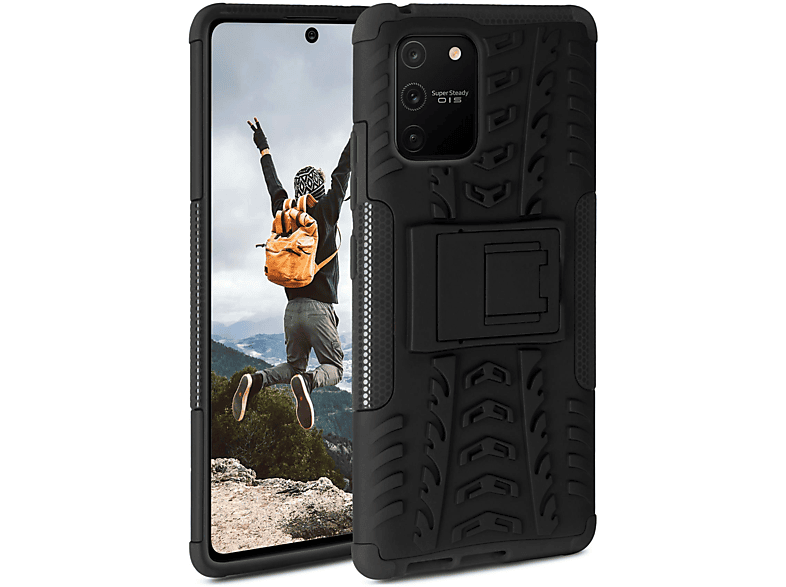 ONEFLOW Tank Case, Backcover, Samsung, Galaxy S10 Lite, Obsidian