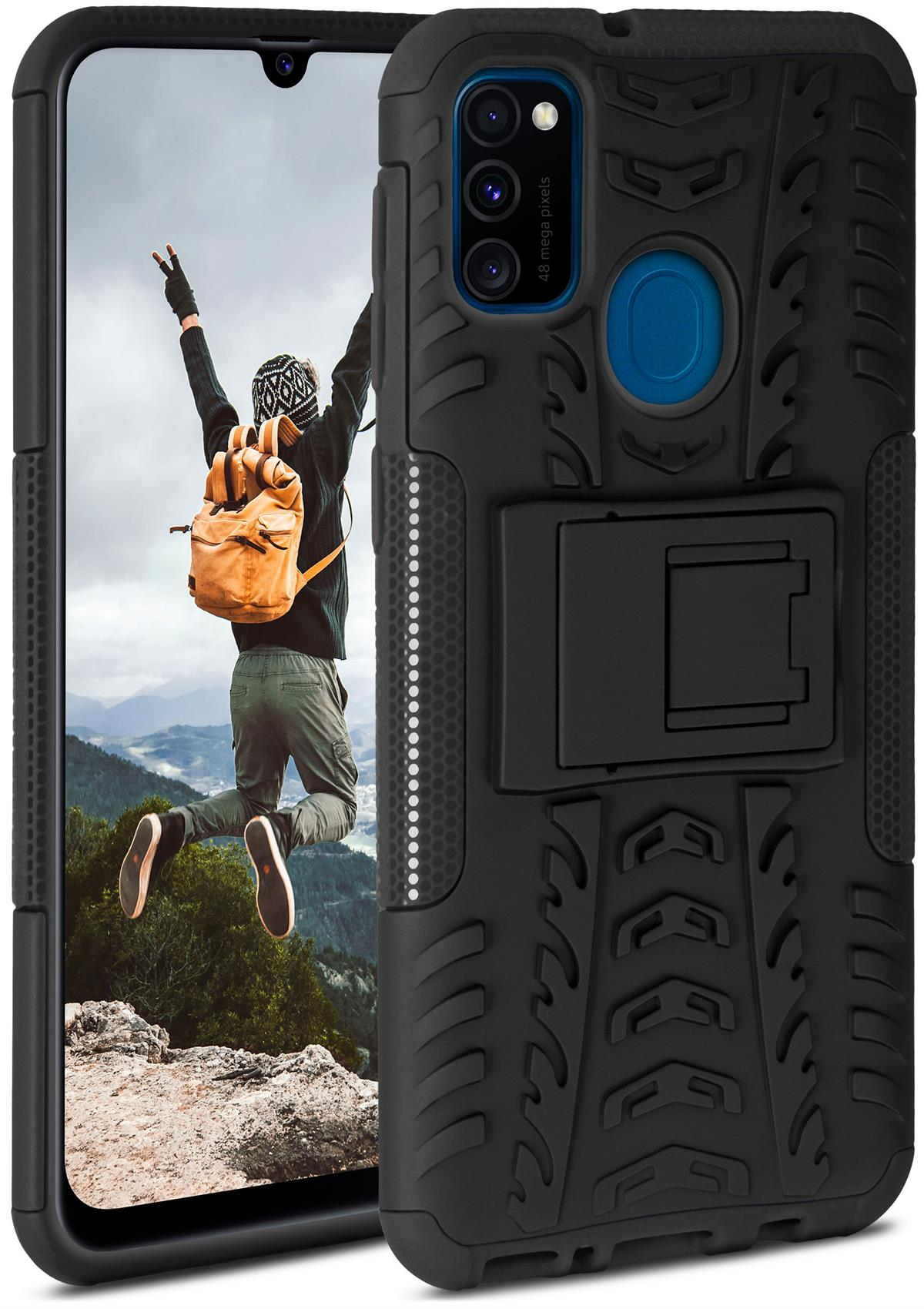 Backcover, ONEFLOW Tank Case, Galaxy M30s, Obsidian Samsung,
