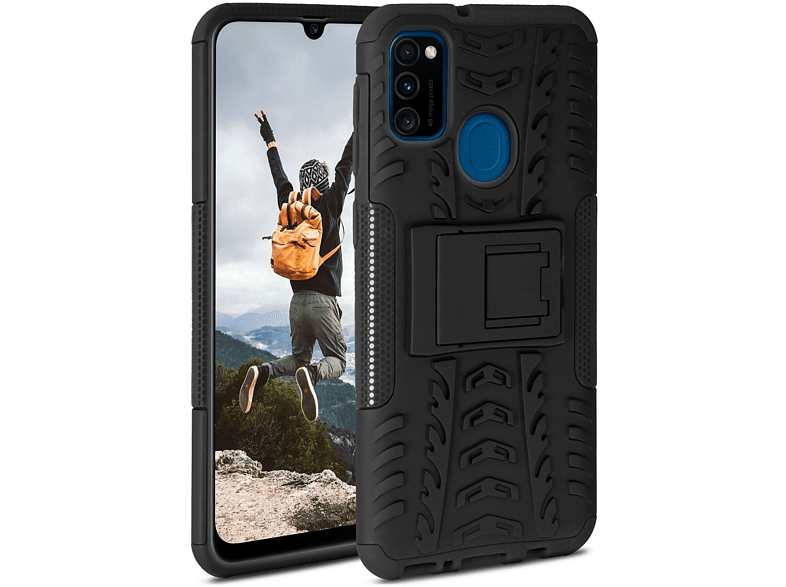 ONEFLOW Tank Case, Backcover, Samsung, Galaxy M30s, Obsidian