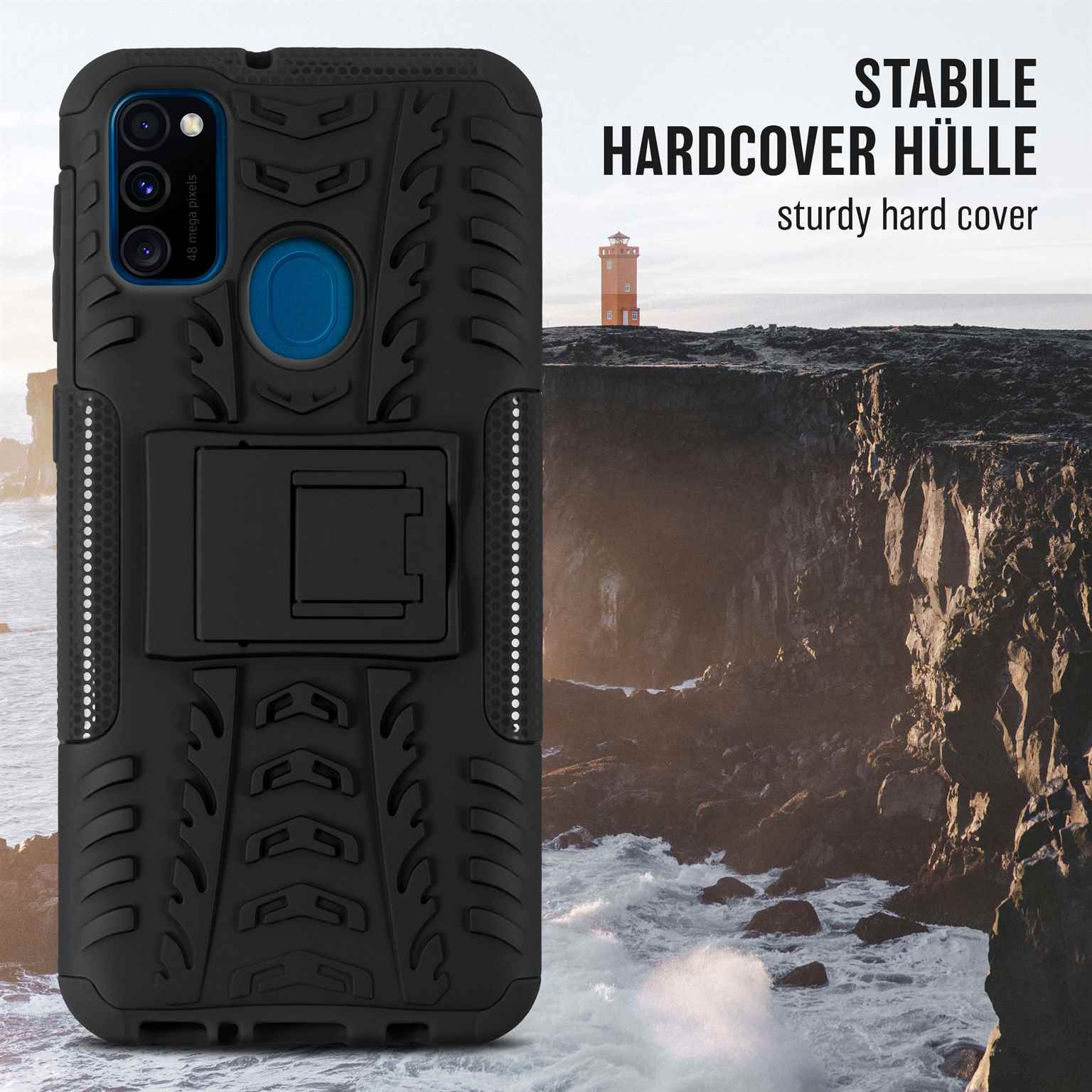 Backcover, ONEFLOW Tank Case, Galaxy M30s, Obsidian Samsung,