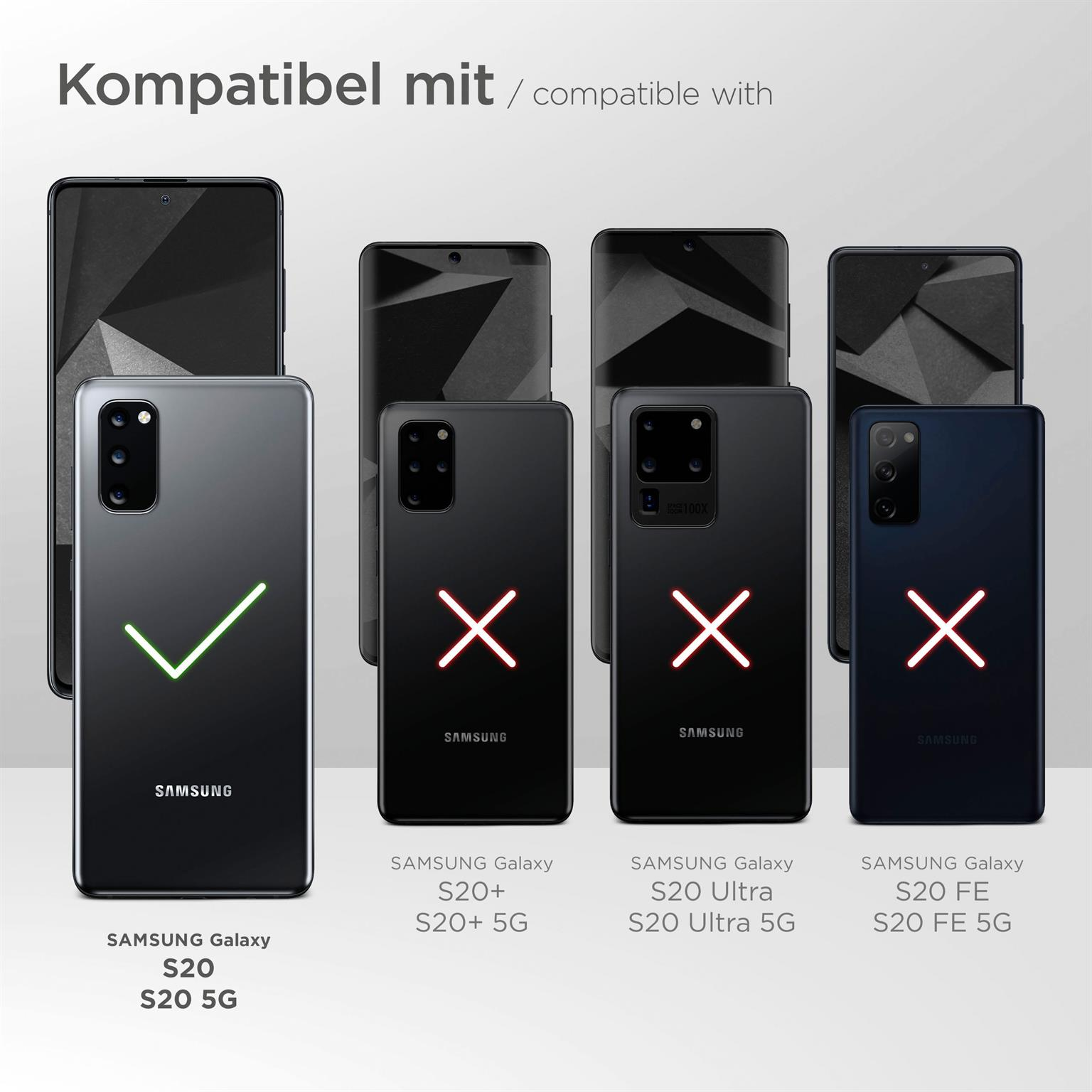MOEX Handykette, Backcover, Samsung, Galaxy S20 5G, Weinrot