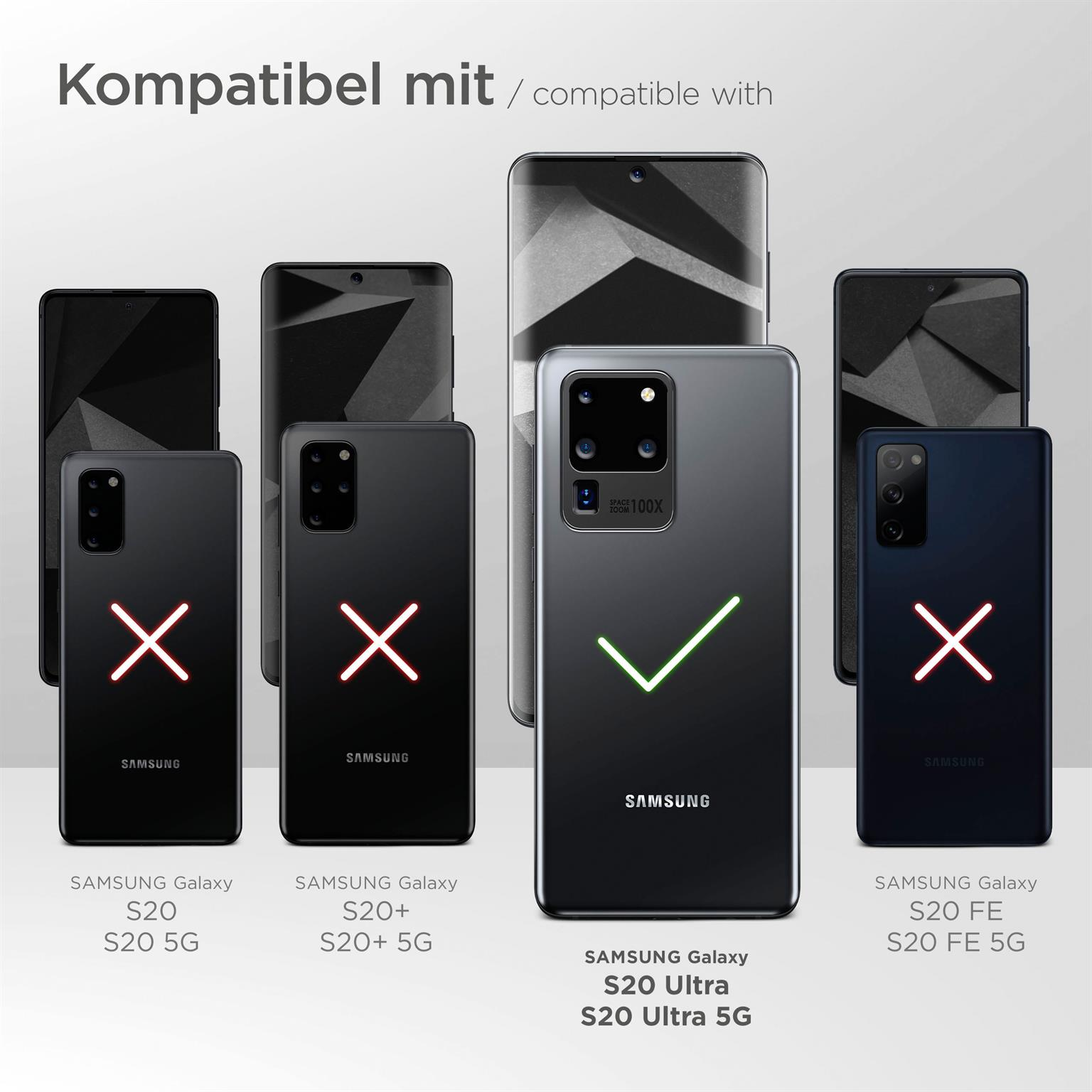 Galaxy 5G, Samsung, Handykette, Backcover, S20 MOEX Dunkelgrün Ultra