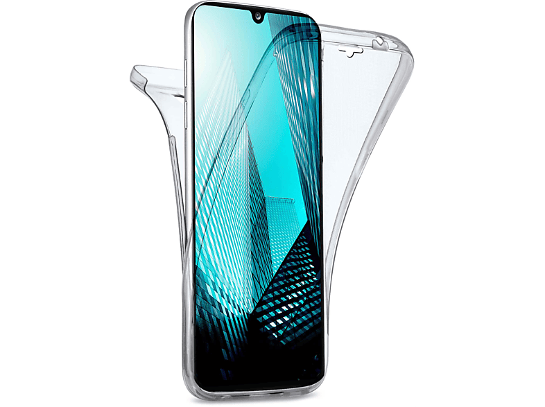Wigento Handyhülle Für Samsung Galaxy S24 Full Cover Magnet / Glas Privacy  Hülle Tasche