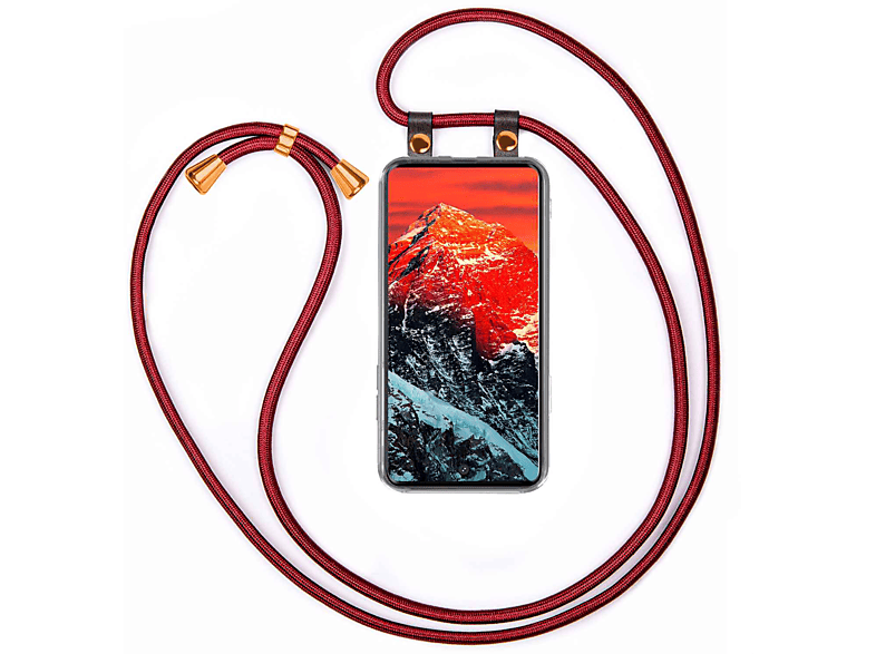 MOEX Handykette, Red Shiny Samsung, Galaxy Backcover, A51