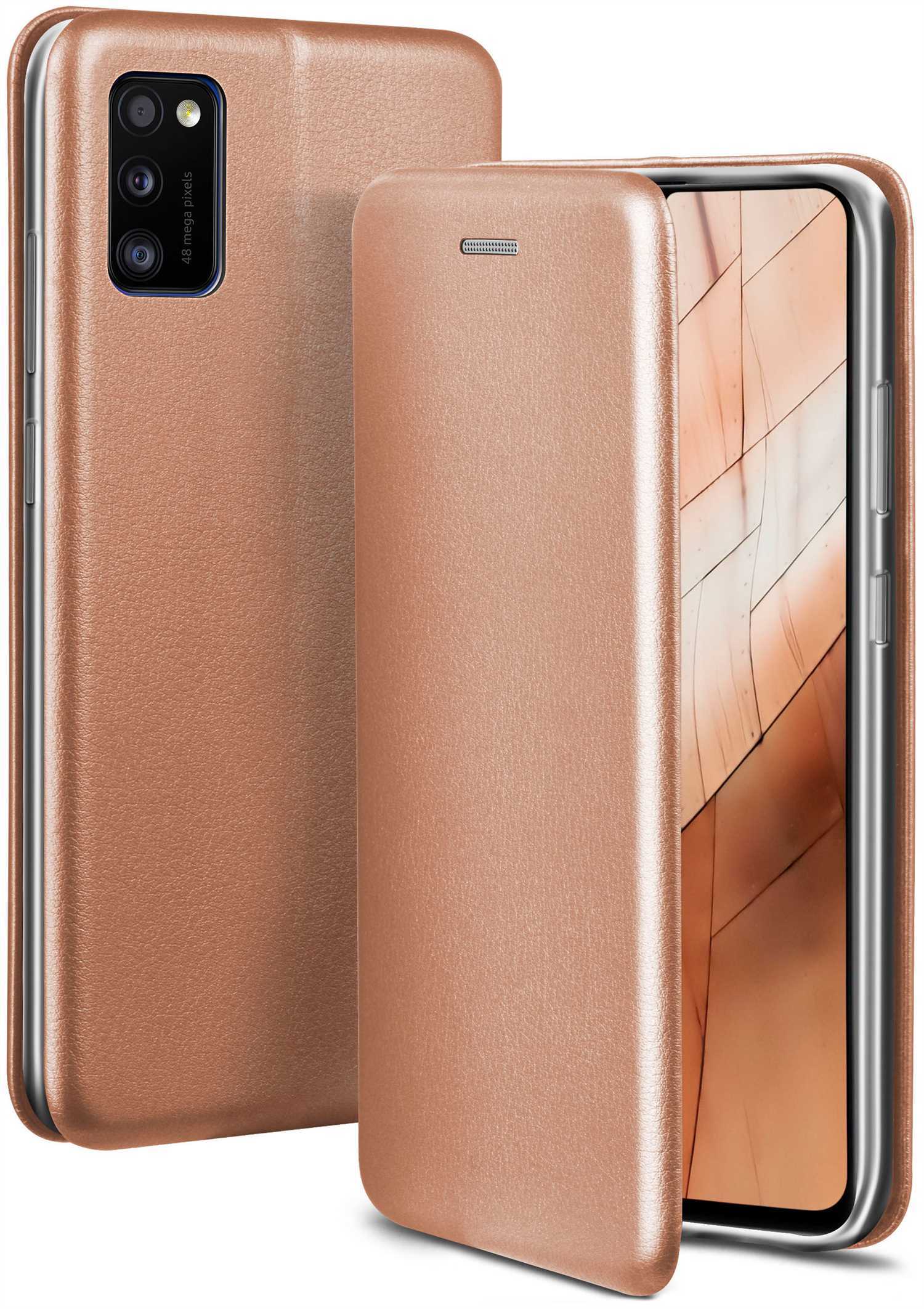 Rosé - Business Flip Cover, A41, Samsung, Galaxy Case, ONEFLOW Seasons