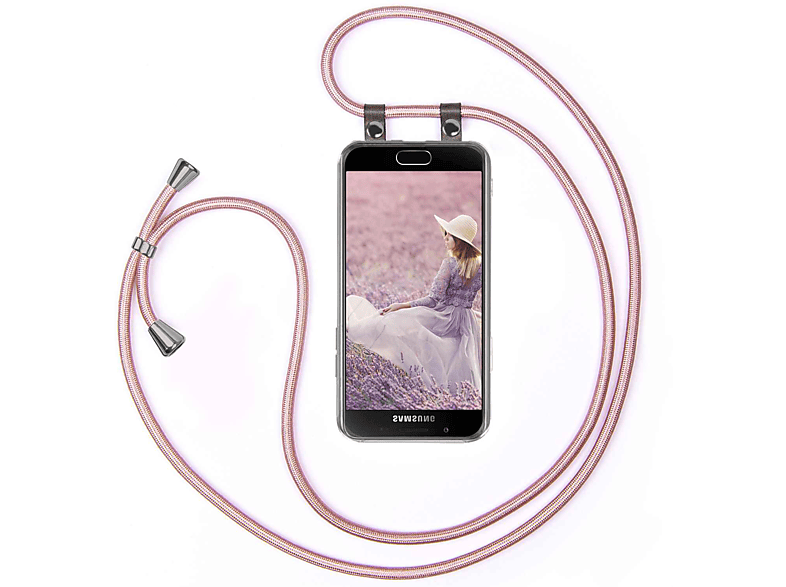 MOEX Handykette, Backcover, Samsung, Galaxy (2016), Rose Gold A5