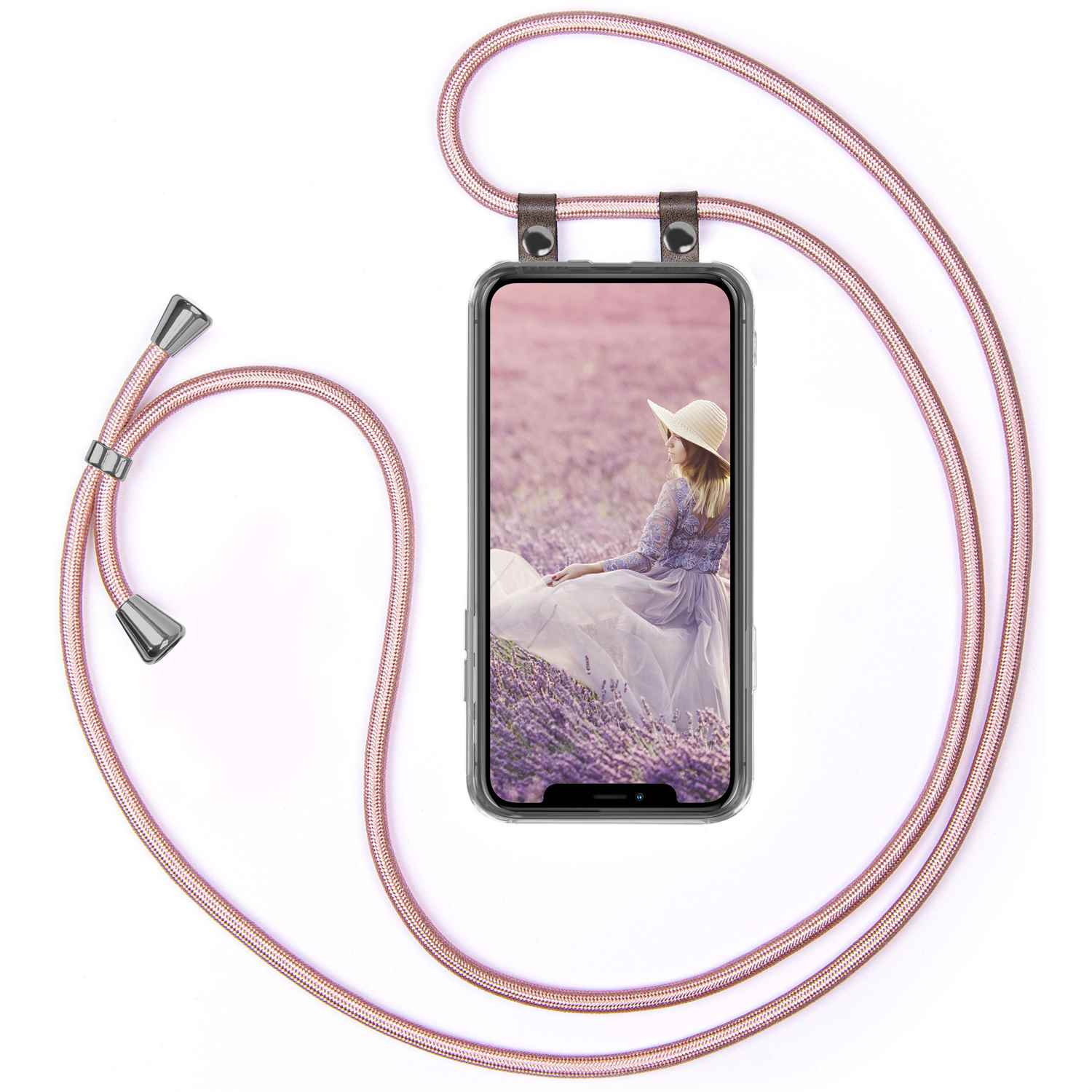 MOEX Handykette, 11, Rose Gold Backcover, iPhone Apple