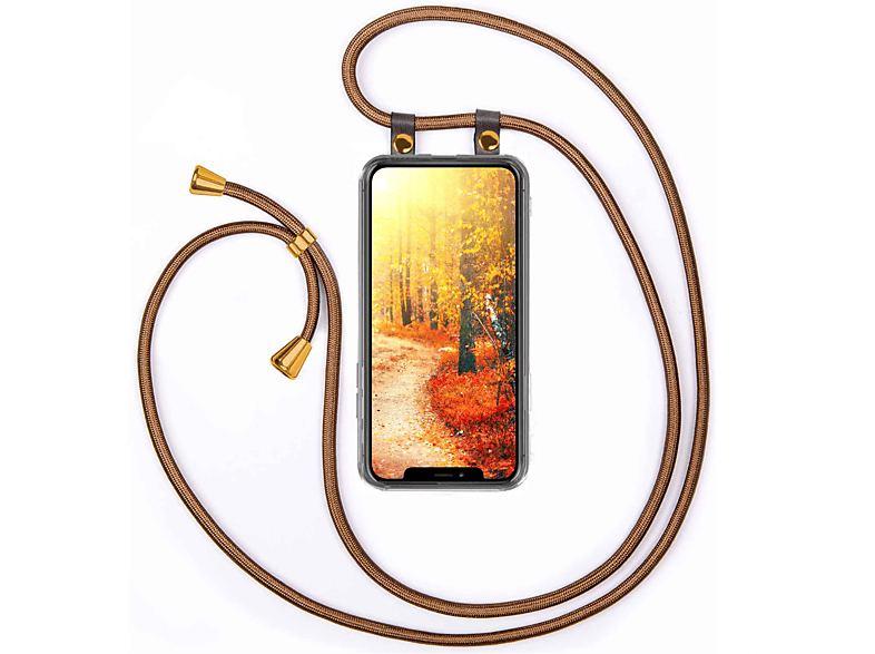 MOEX Handykette, Backcover, Apple, iPhone XS Max, Shiny Brown