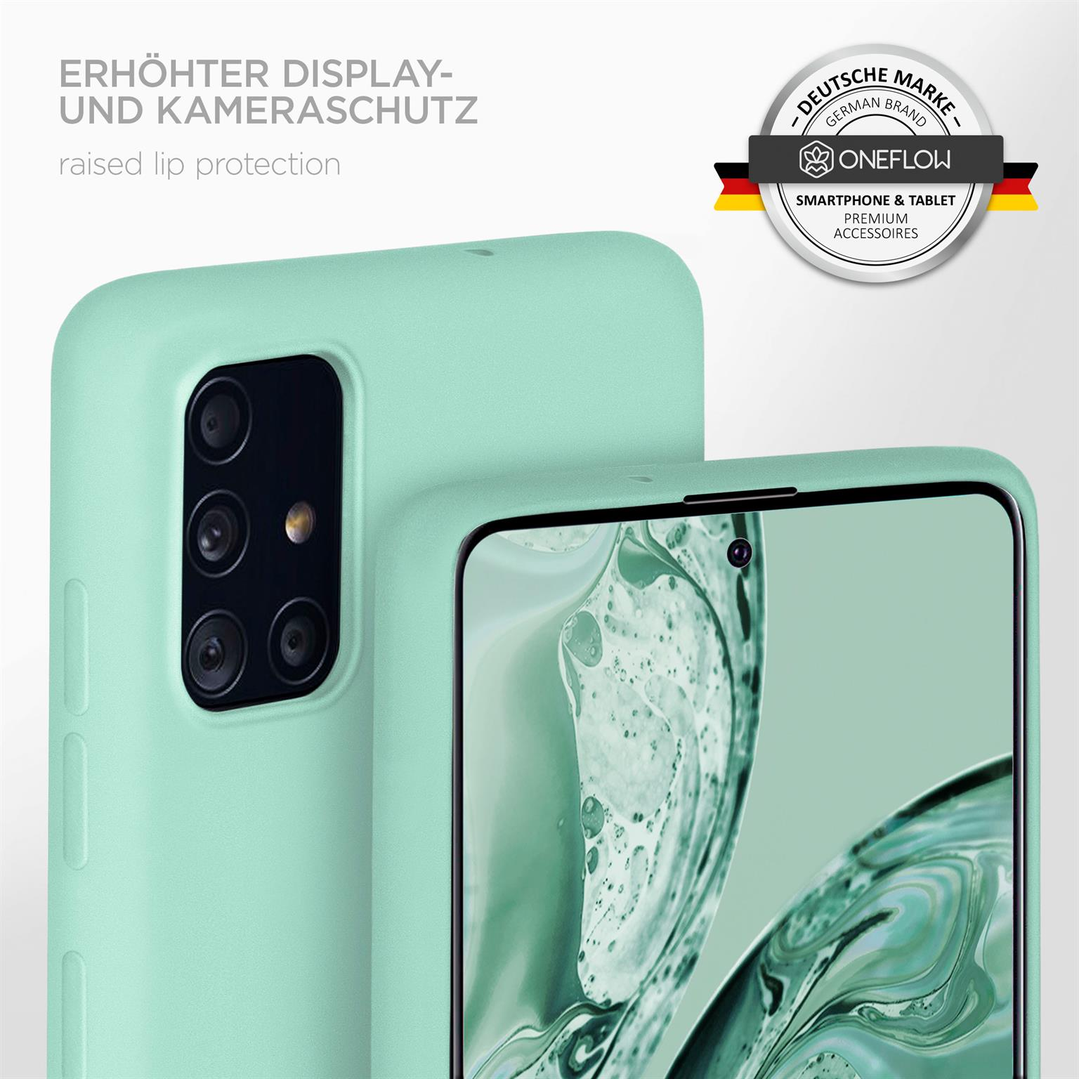 Soft Mint Backcover, Samsung, A51, ONEFLOW Galaxy Case,