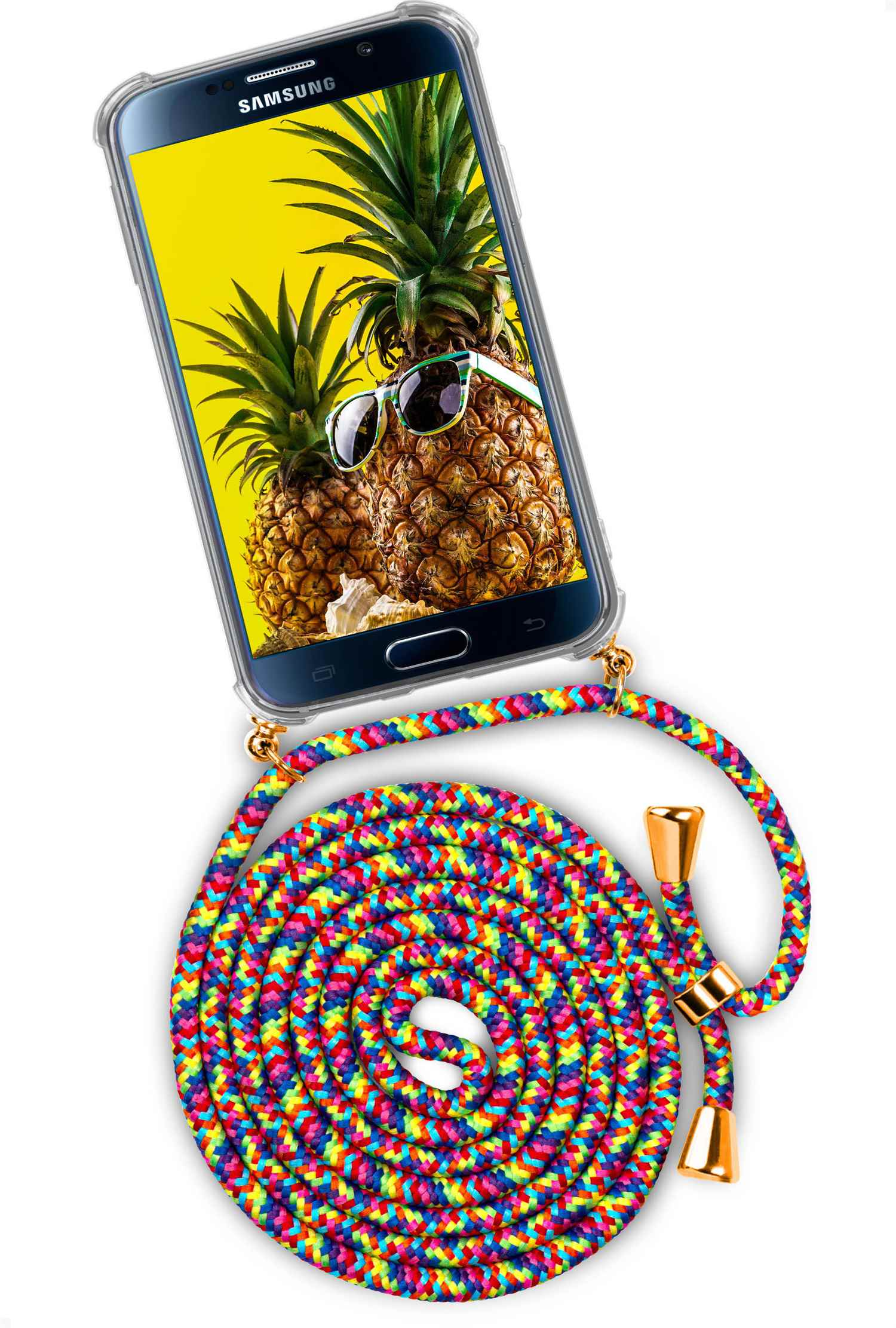 Galaxy Friday (Gold) S6, Case, Samsung, Twist Backcover, ONEFLOW Fruity