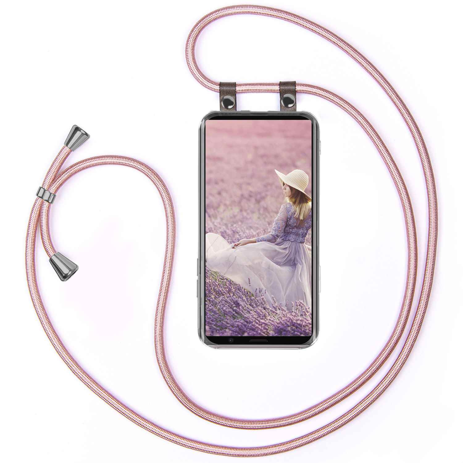 MOEX Handykette, Backcover, Sony, Xperia Gold Rose 1
