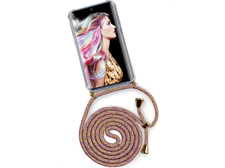 ONEFLOW Twist Samsung, (Gold) S10 Sunny Lite, Backcover, Galaxy Rainbow Case