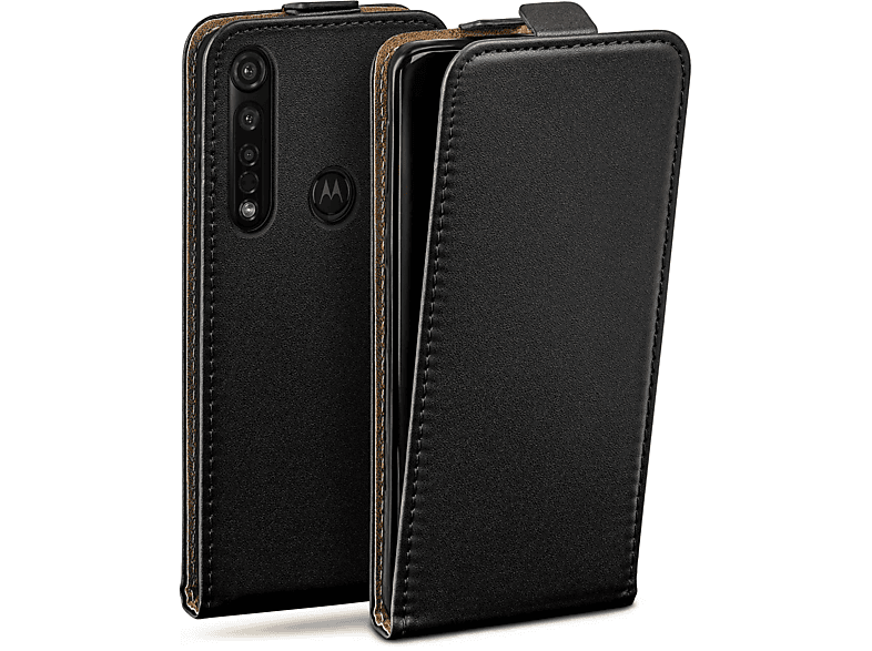 MOEX Flip Case, Flip Cover, Motorola, Moto G8 Plus, Deep-Black