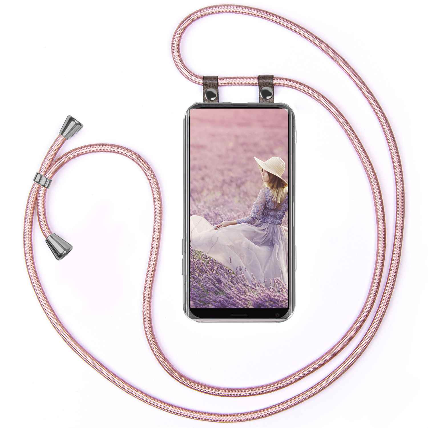 MOEX Handykette, Backcover, Sony, Xperia Rose Gold 10 Plus
