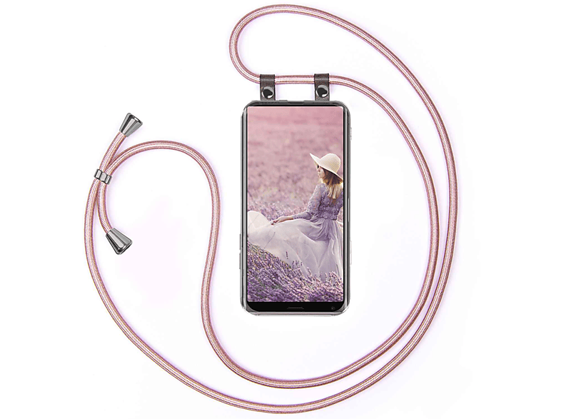 MOEX Handykette, Backcover, Sony, Xperia 10 Plus, Rose Gold