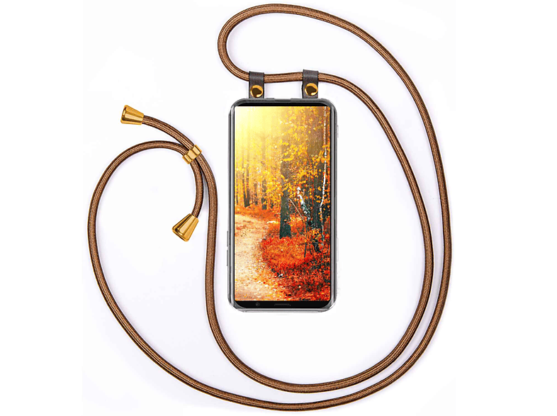 MOEX Handykette, Backcover, Sony, Xperia 1, Shiny Brown