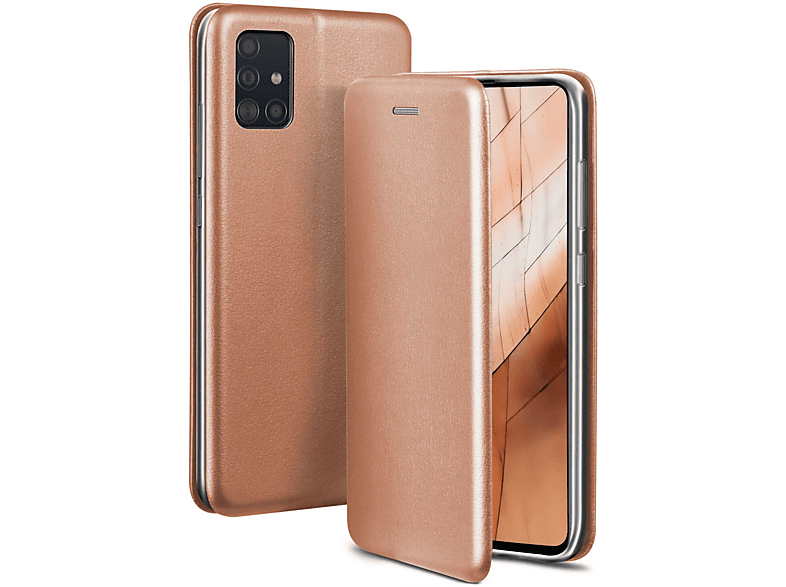 ONEFLOW Business Case, Flip Cover, Samsung, Galaxy A51, Seasons - Rosé