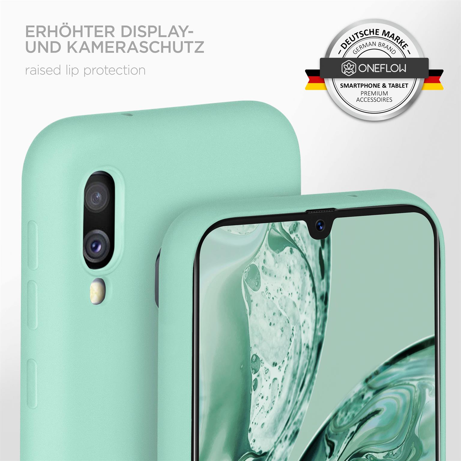 Mint Backcover, Samsung, ONEFLOW Case, Galaxy A40, Soft