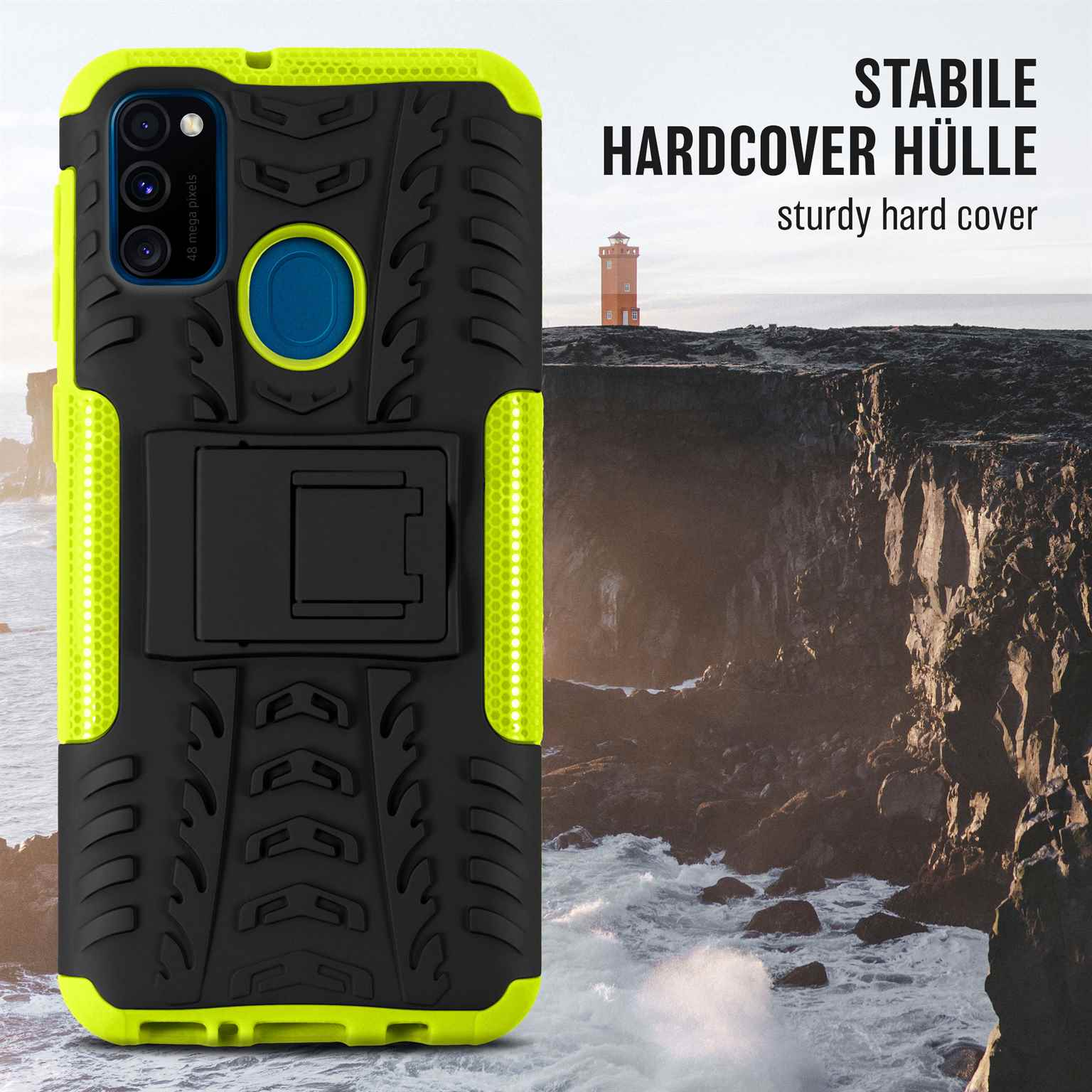 ONEFLOW Tank Case, Backcover, Samsung, Galaxy M30s, Lime