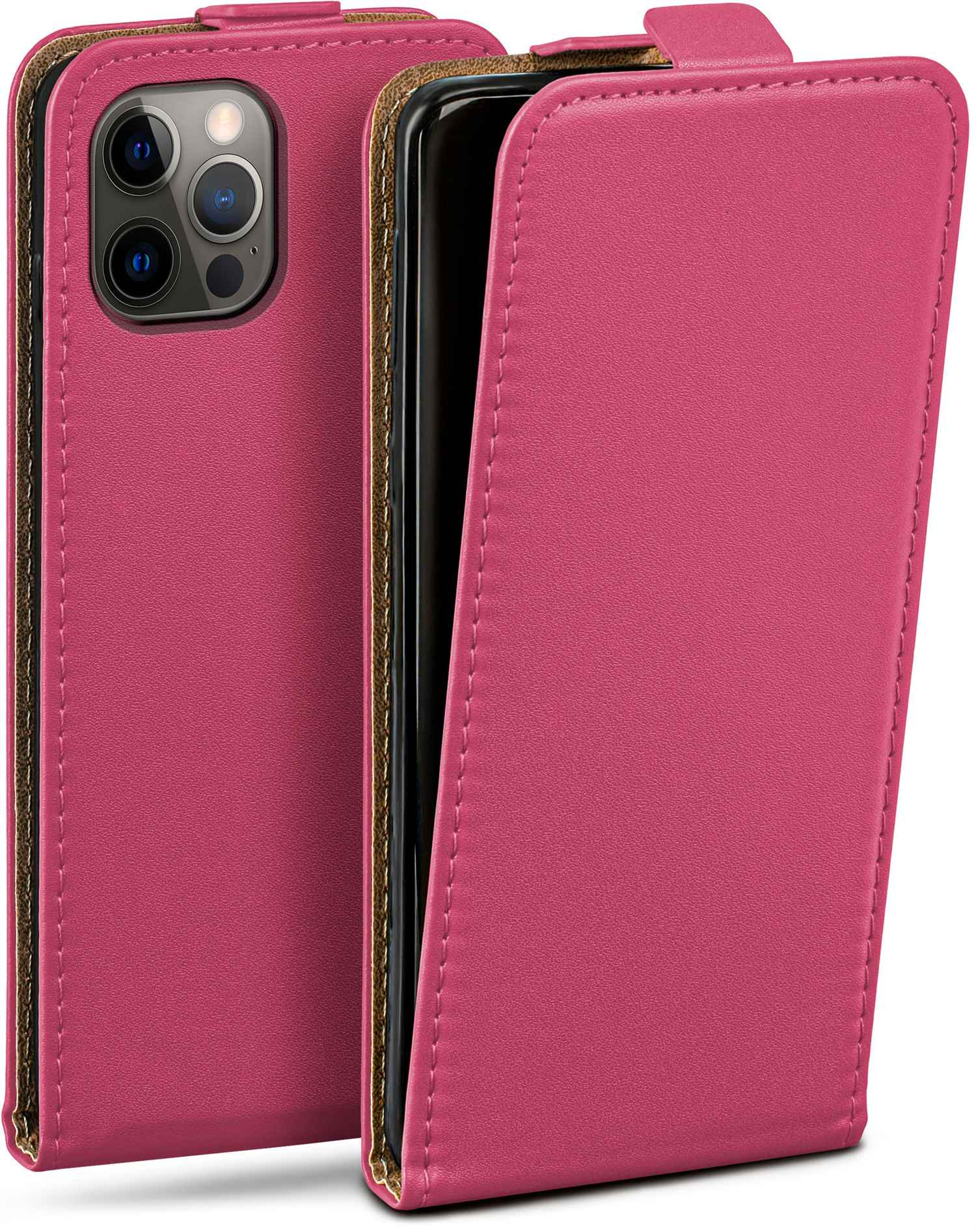 MOEX Flip Case, Flip Apple, iPhone Max, Cover, 12 Pro Berry-Fuchsia