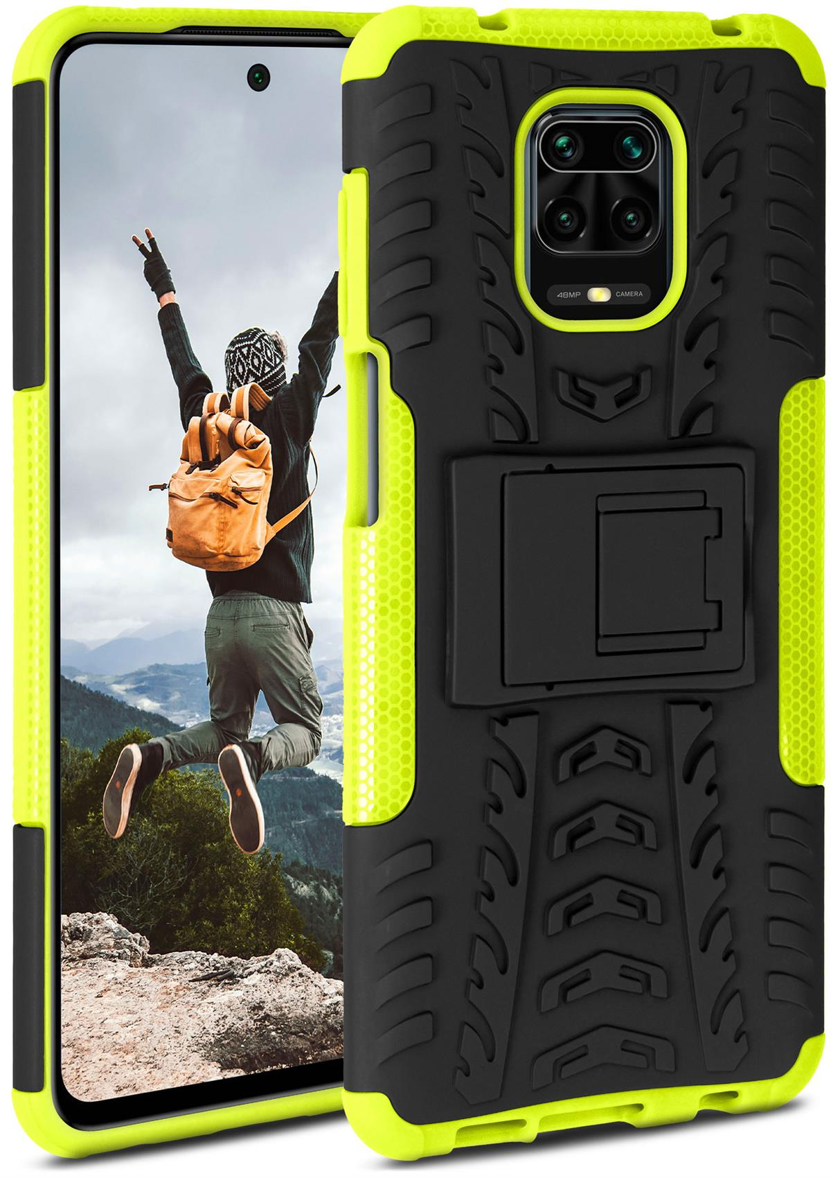 Redmi Xiaomi, Note 9 ONEFLOW Tank Backcover, Lime Pro, Case,