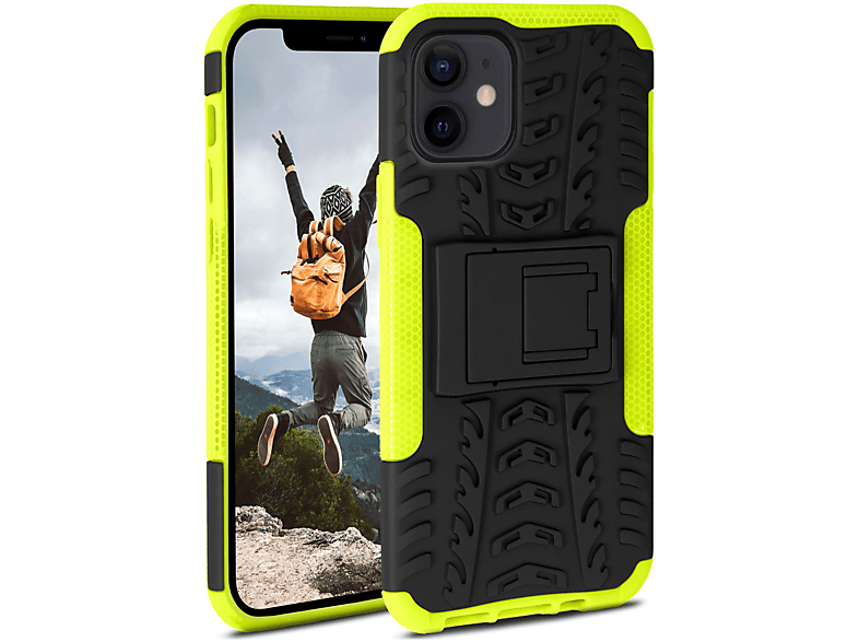 ONEFLOW Tank Case, Apple, Backcover, Lime iPhone 12