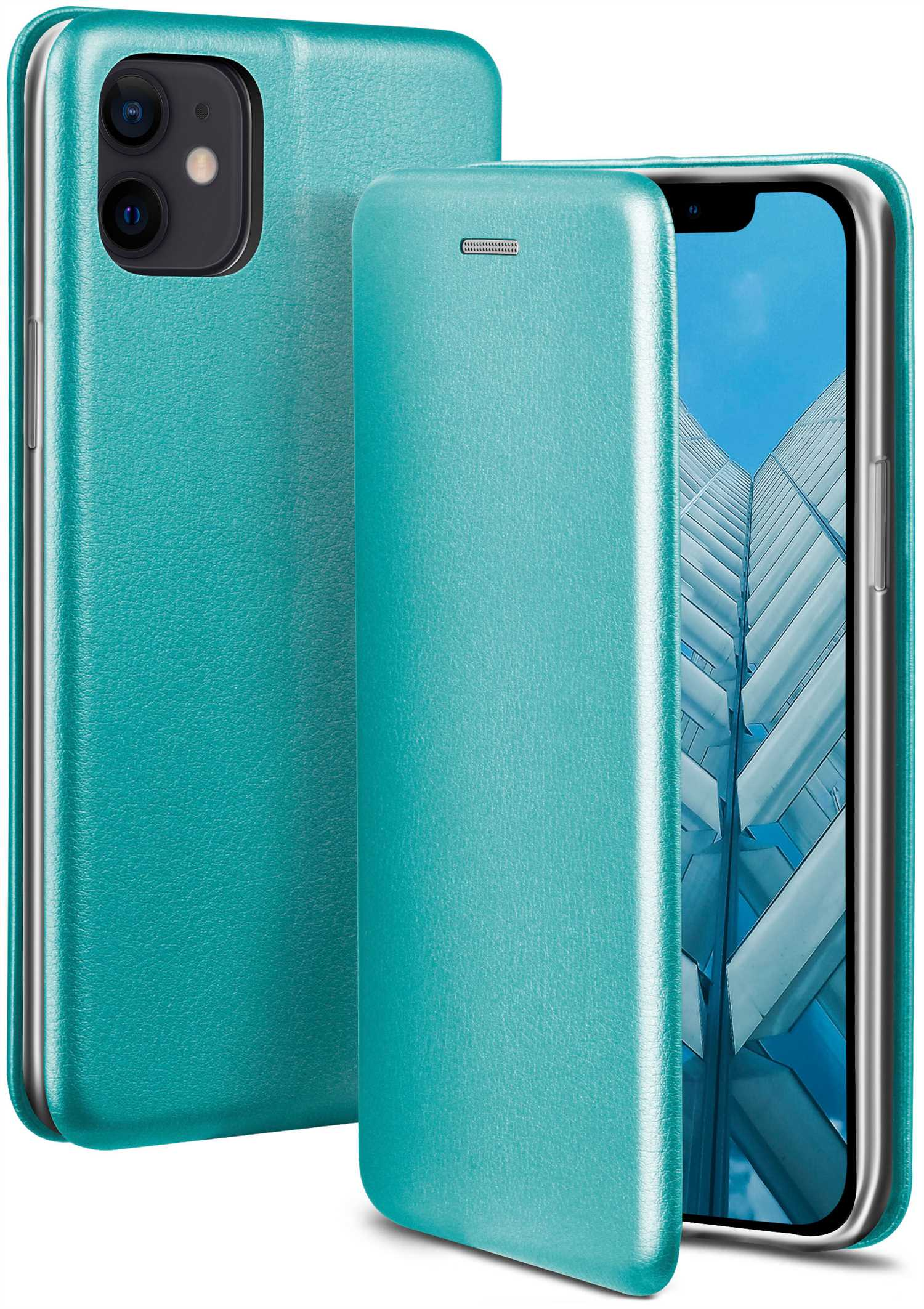 ONEFLOW Business Case, Flip Cover, mini, Apple, - Worldwide 12 Blue iPhone