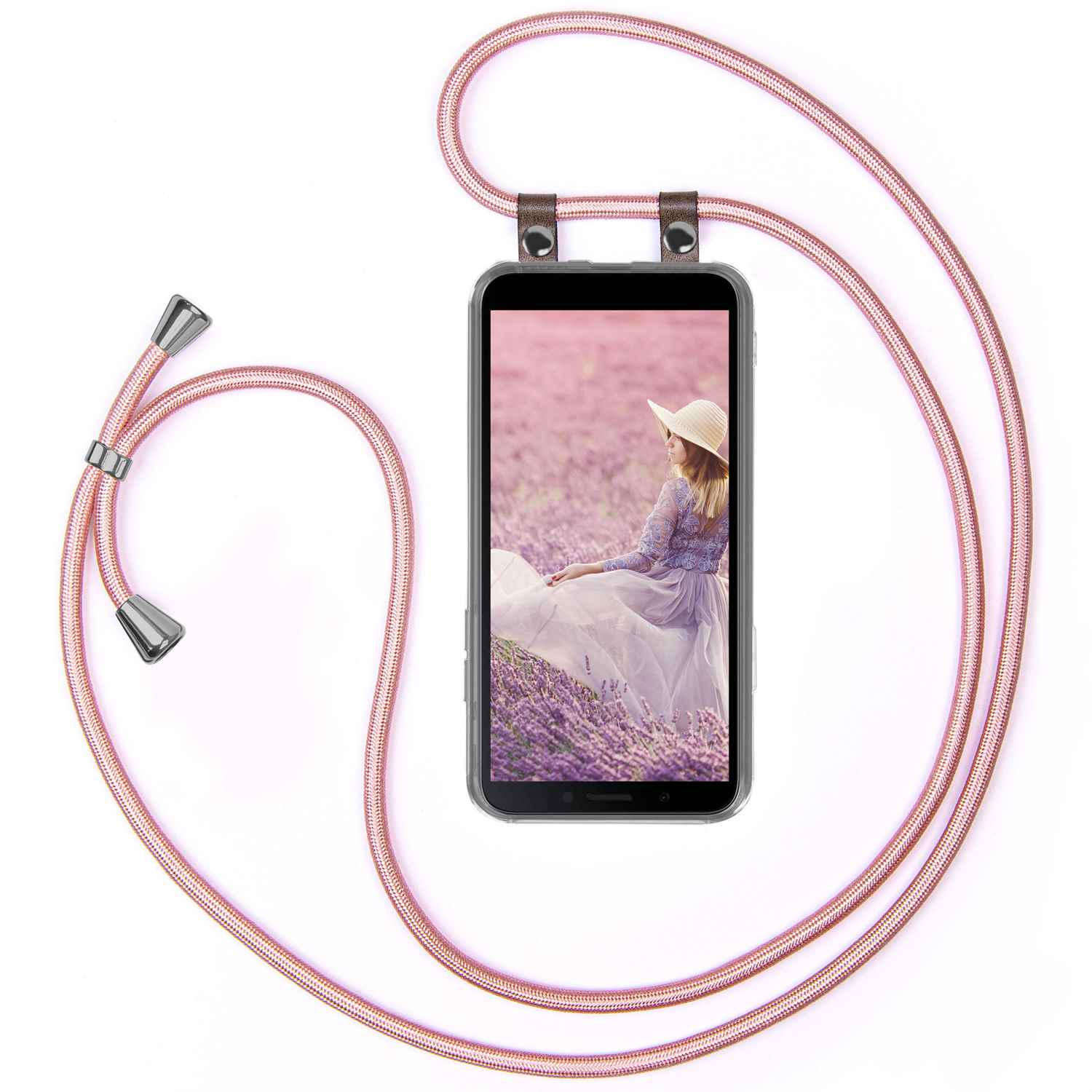 Handykette, MOEX Y5p, Rose Gold Backcover, Huawei,