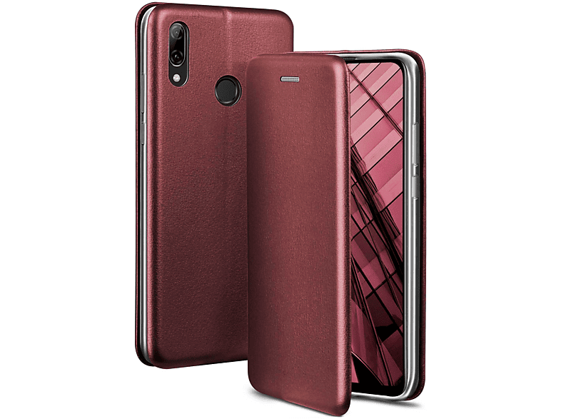 ONEFLOW Business Case, Flip Cover, Huawei, P smart 2019, Burgund - Red
