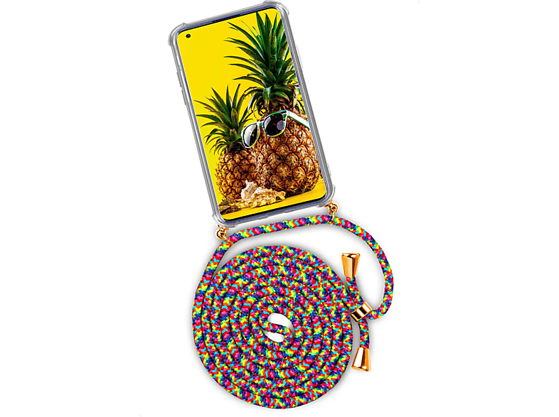 Fruity 8, Friday Twist Case, ONEFLOW OnePlus, (Gold) Backcover,