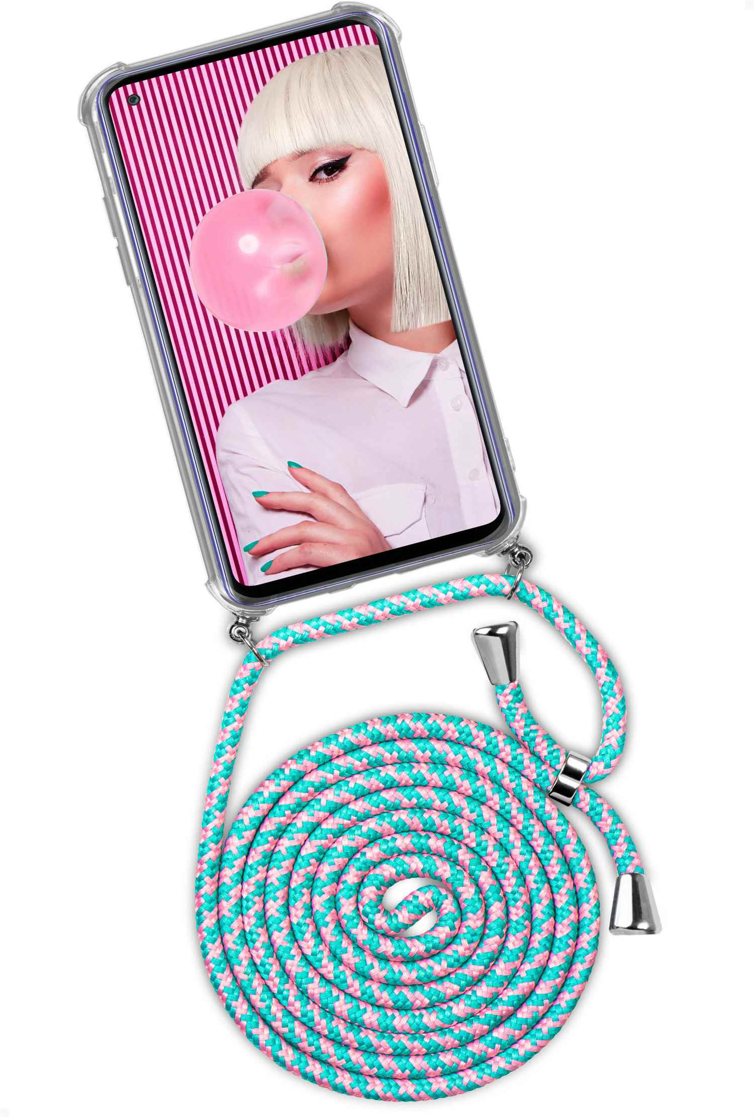 Bubblegum Backcover, Twist Galaxy A21s, Case, (Silber) ONEFLOW Samsung,
