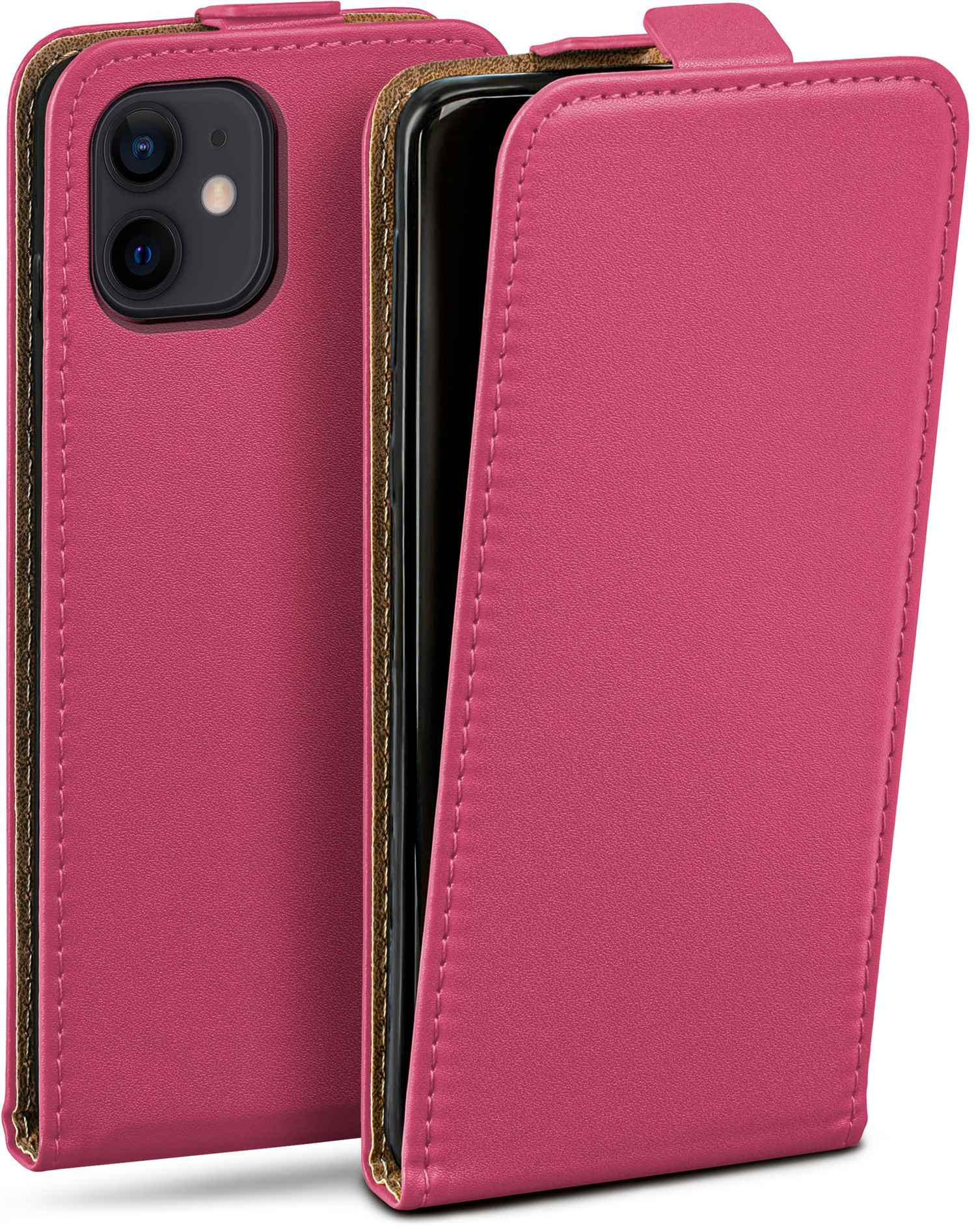 12 Cover, Case, iPhone MOEX mini, Flip Apple, Berry-Fuchsia Flip