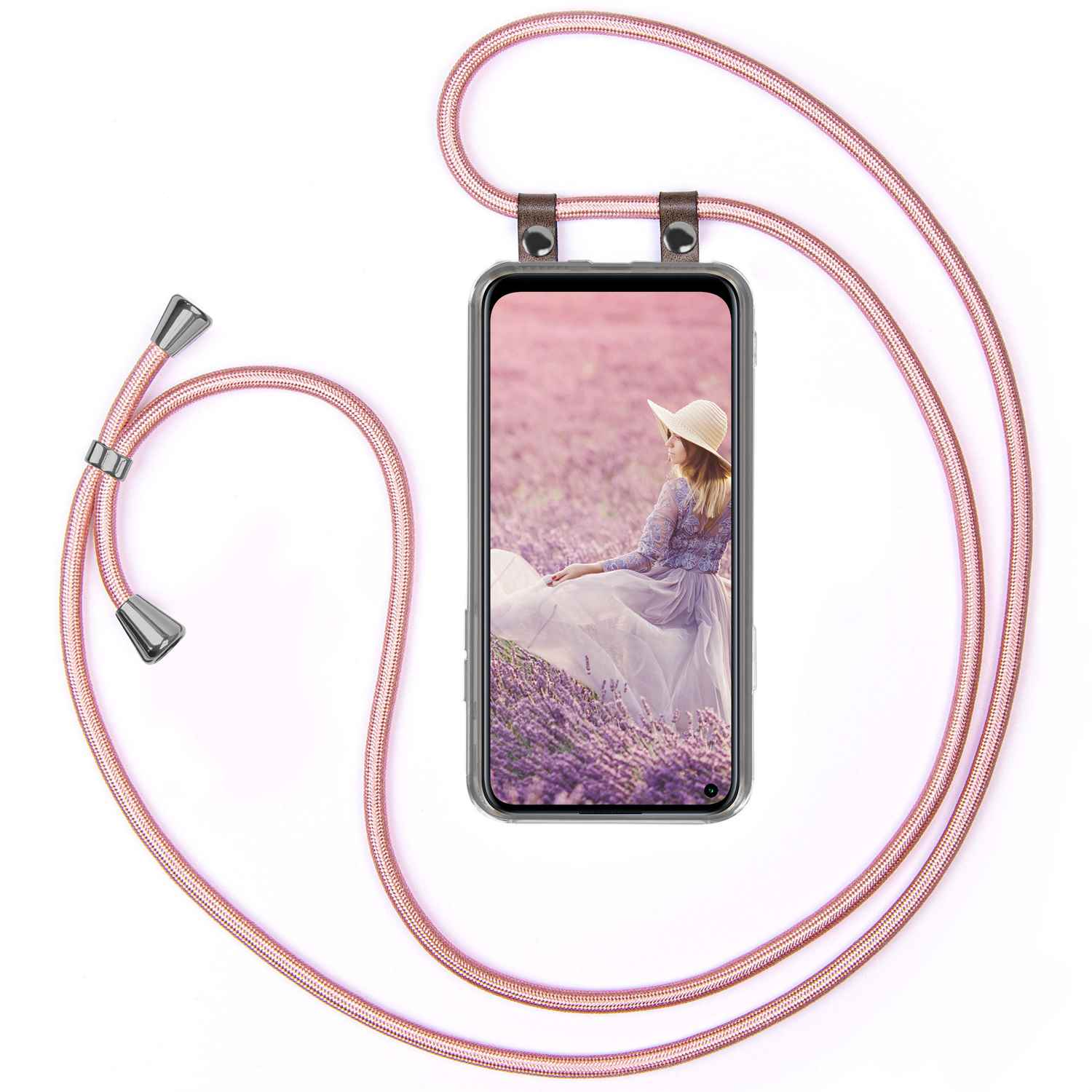 MOEX Handykette, Backcover, OnePlus, Nord N100, Rose Gold