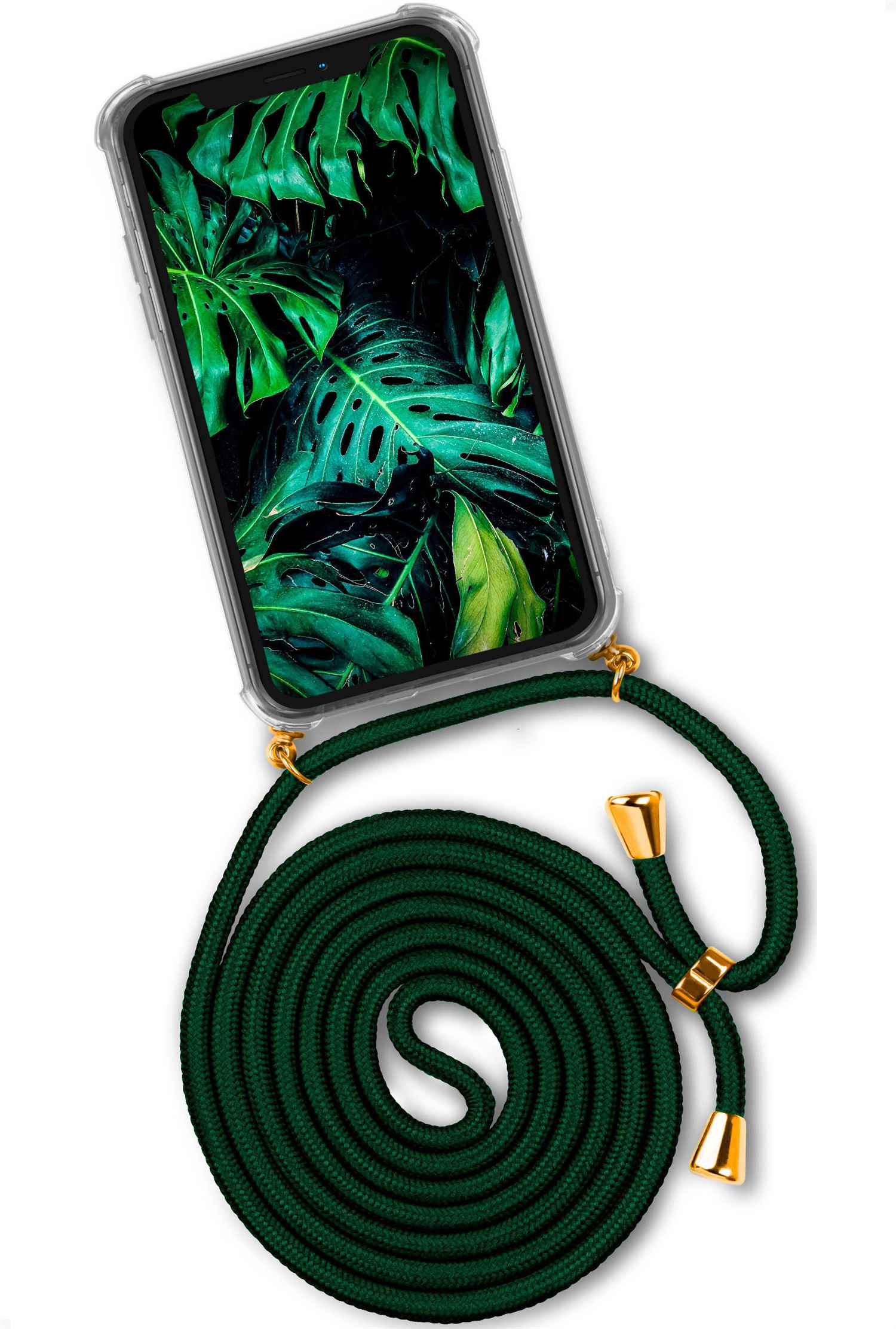 ONEFLOW Twist Pro Jungle Apple, 12 Backcover, Deepest (Gold) Case, iPhone Max