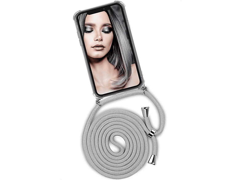 ONEFLOW Twist Case, Backcover, Apple, iPhone 12 mini, Silverstar (Silber) | Handyketten