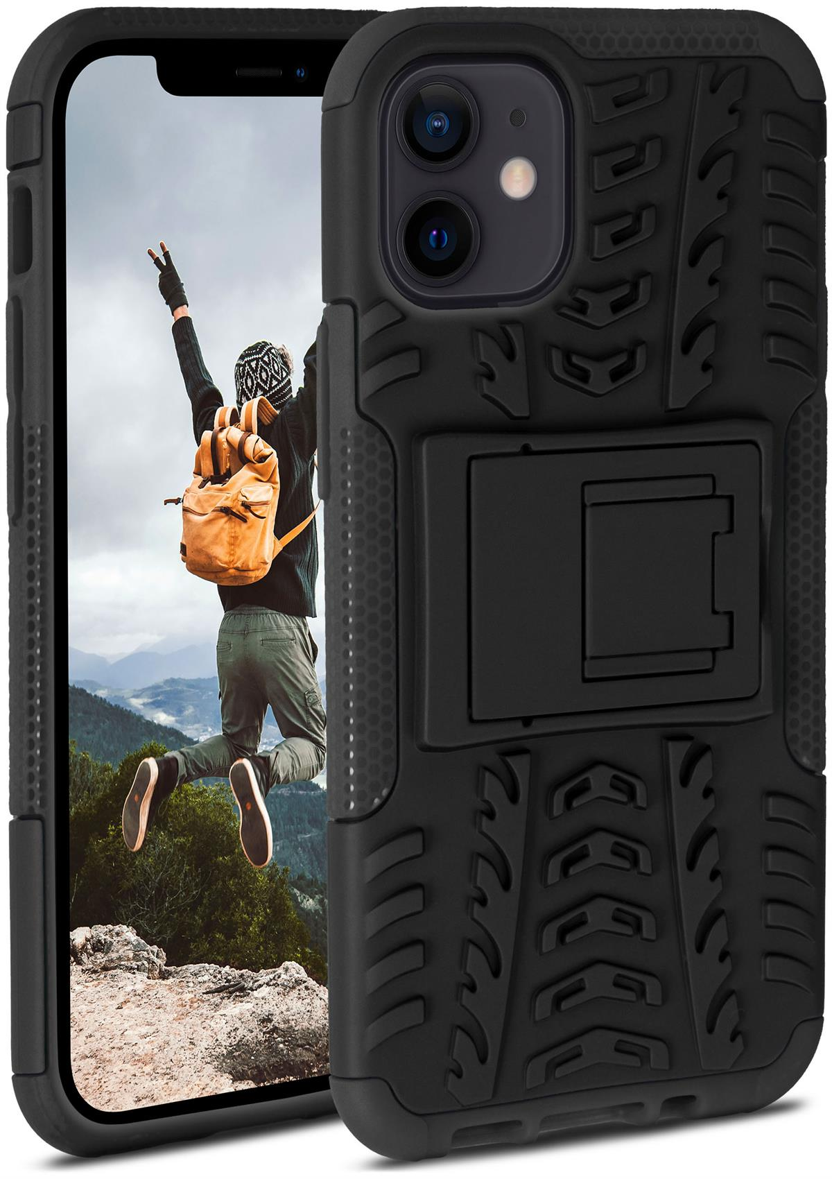ONEFLOW Case, Tank iPhone 12 mini, Obsidian Apple, Backcover,