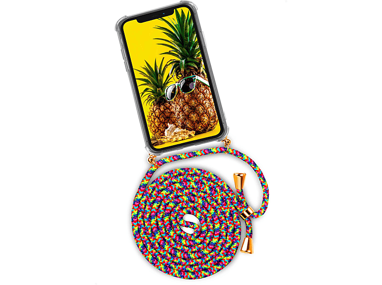 ONEFLOW Twist Apple, Pro, Case, (Gold) Backcover, iPhone Friday 12 Fruity