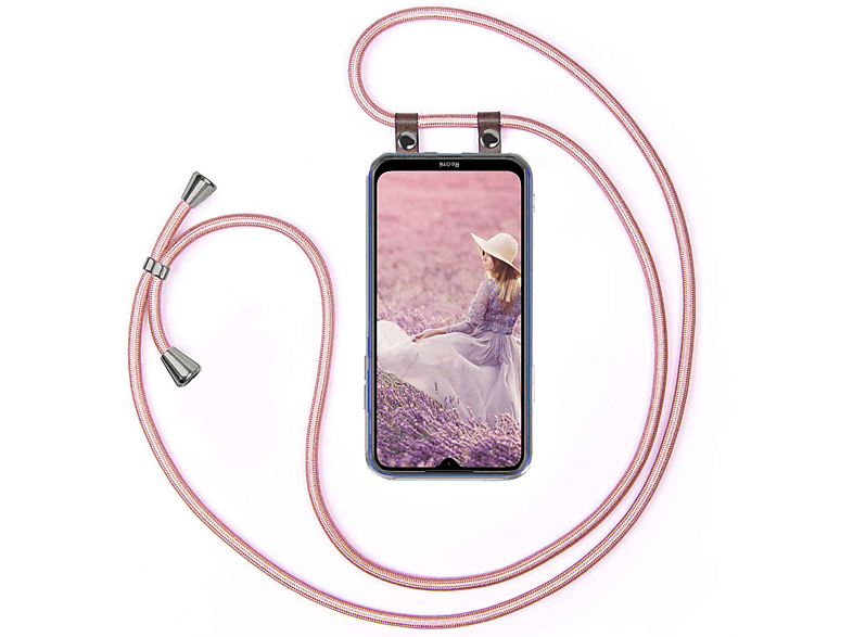 MOEX Handykette, Backcover, Xiaomi, Redmi Note 8T, Rose Gold