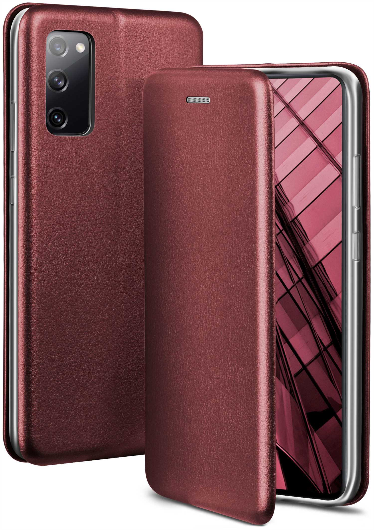 Burgund - Red Case, S20 Galaxy FE 5G, Samsung, Business Cover, Flip ONEFLOW