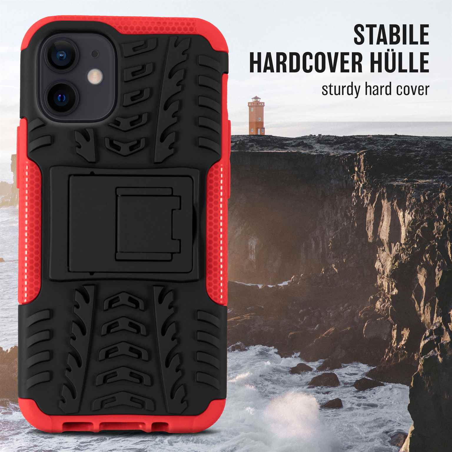 ONEFLOW Tank Case, Backcover, Vulcano mini, Apple, iPhone 12