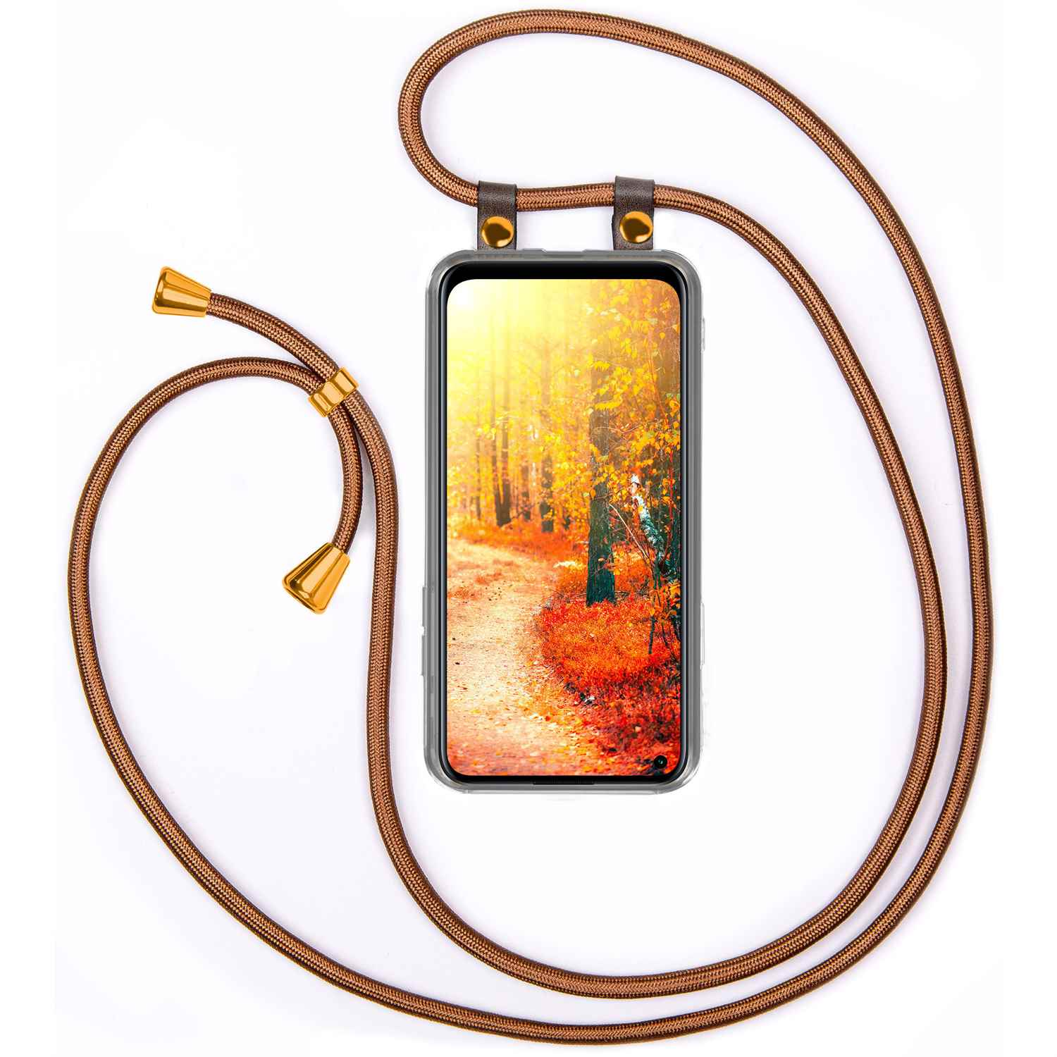 MOEX Handykette, 9, Shiny Brown Xiaomi, Note Backcover, Redmi