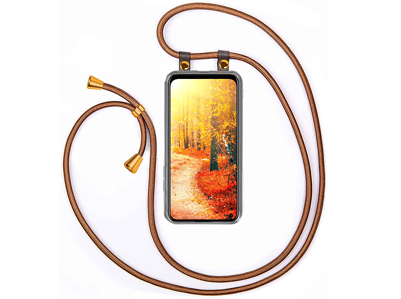 MOEX Handykette, Backcover, Xiaomi, Redmi 9, Shiny Brown Note