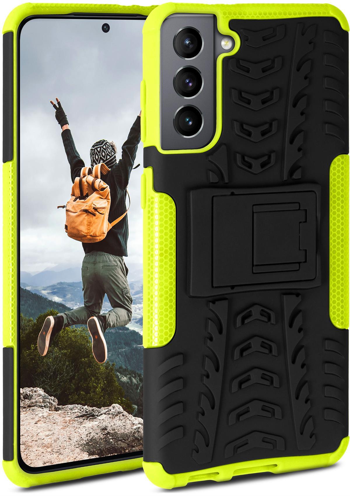 Samsung, Tank S21 Backcover, Lime Plus, Galaxy ONEFLOW Case,