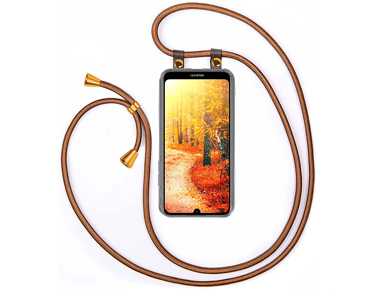 MOEX Handykette, Backcover, Huawei, Shiny Y6 (2019), Brown