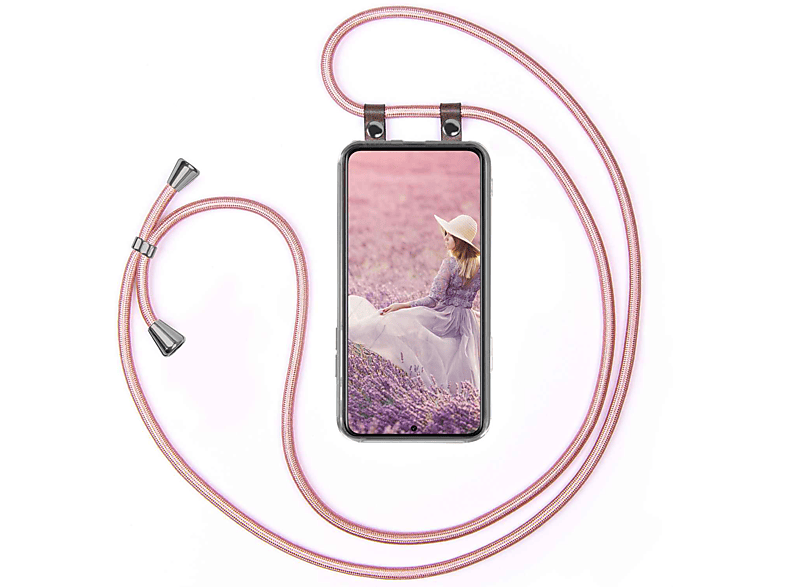 MOEX Handykette, Backcover, Samsung, Rose Gold S21, Galaxy