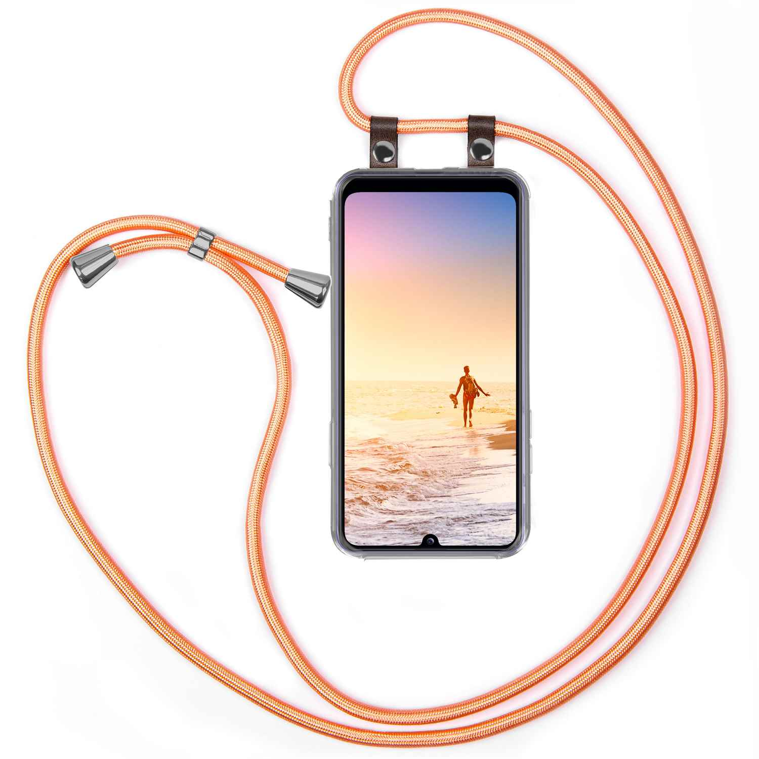 MOEX Handykette, Xiaomi, Shiny Coral Redmi 9AT, Backcover