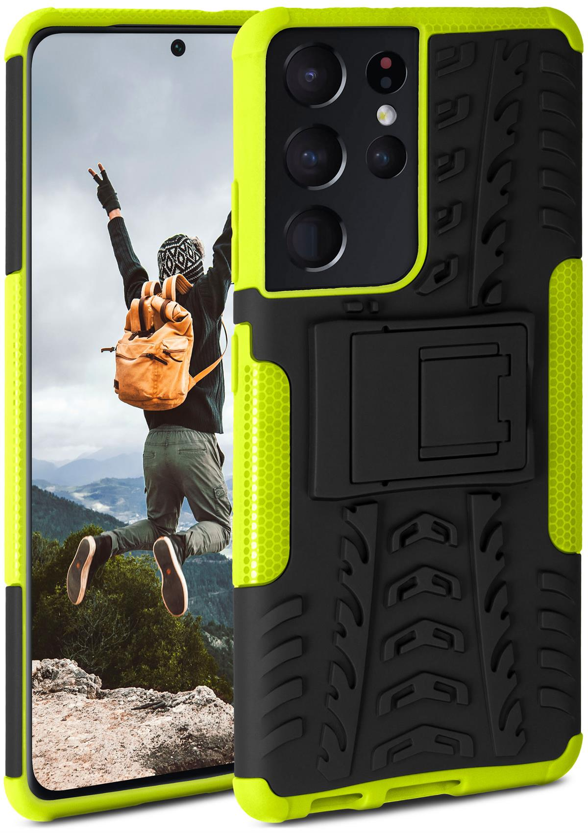 Ultra, ONEFLOW Tank Lime Case, Samsung, S21 Backcover, Galaxy